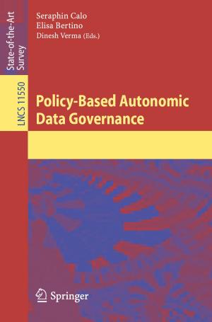 Cover of the book Policy-Based Autonomic Data Governance by Andrea Piccioli, Valentina Gazzaniga, Paola Catalano