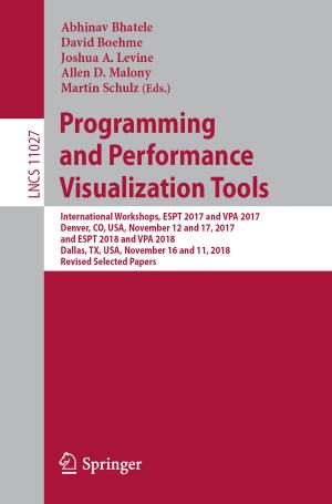 Cover of the book Programming and Performance Visualization Tools by Susanna Scarparo, Mathias Sutherland Stevenson