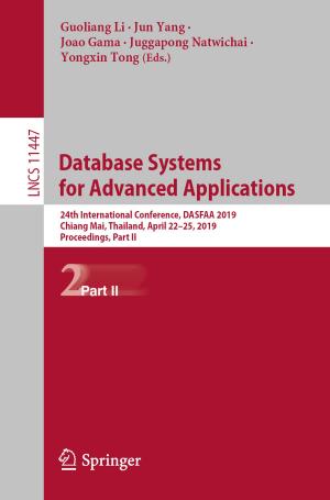 Cover of the book Database Systems for Advanced Applications by Pedro Alves, Paulo Ferreira