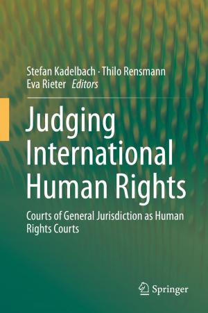 Cover of Judging International Human Rights