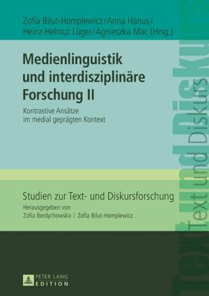 Cover of the book Medienlinguistik und interdisziplinaere Forschung II by Tiziana Roncoroni
