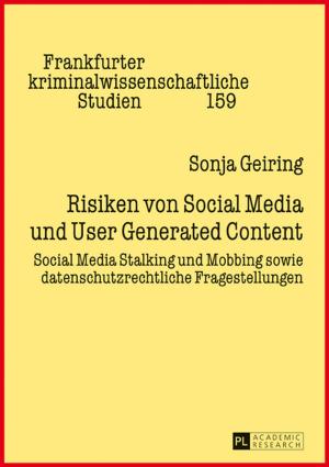 Cover of the book Risiken von Social Media und User Generated Content by Martin Cai Lockert