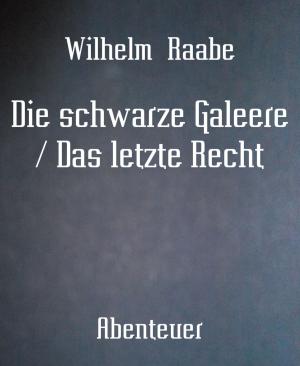 Book cover of Die schwarze Galeere / Das letzte Recht