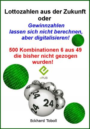 Cover of the book "Lottozahlen aus der Zukunft oder Gewinnzahlen lassen sich nicht berechnen- aber digitalisieren" by Eva Emery Dye
