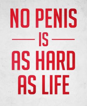 Cover of the book No Penis is as hard as life by Mattis Lundqvist