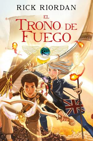 Cover of the book El trono de fuego (Las crónicas de los Kane [cómic] 2) by Autores Varios