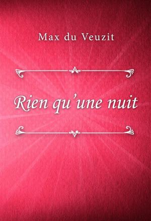 Cover of Rien qu’une nuit