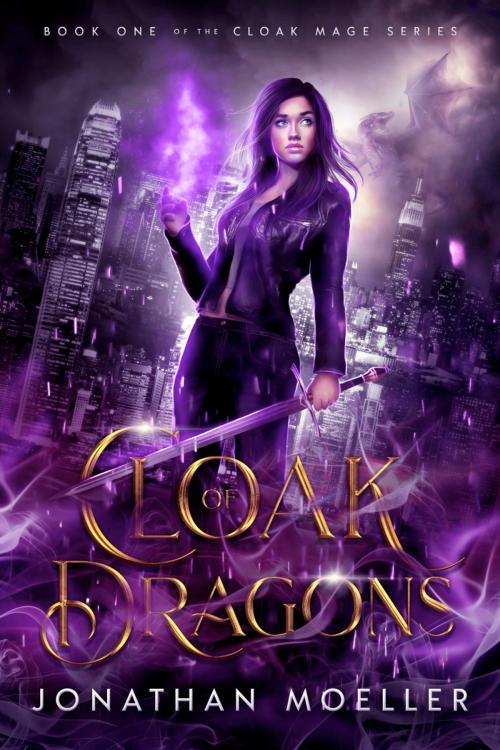 Cover of the book Cloak of Dragons by Jonathan Moeller, Azure Flame Media