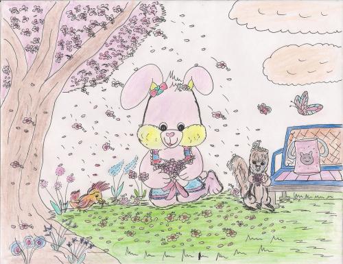 Cover of the book Rolleen and the Cherry Blossoms by Rowena Kong, Rowena Kong