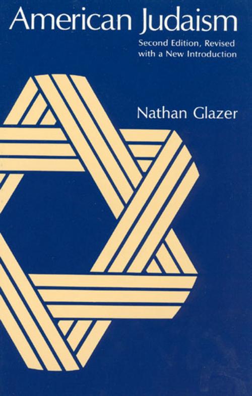 Cover of the book American Judaism by Nathan Glazer, University of Chicago Press