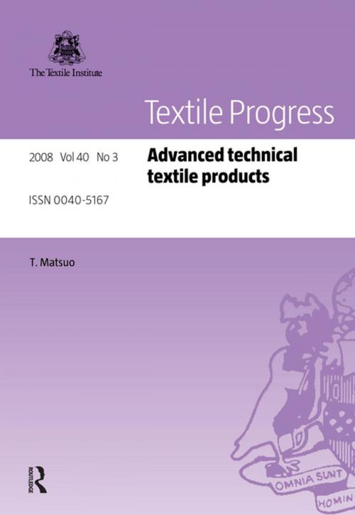 Cover of the book Advanced Technical Textile Products by , CRC Press