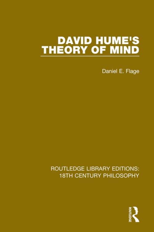 Cover of the book David Hume's Theory of Mind by Daniel E. Flage, Taylor and Francis