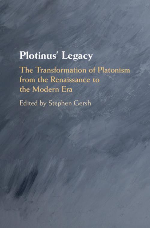 Cover of the book Plotinus' Legacy by , Cambridge University Press