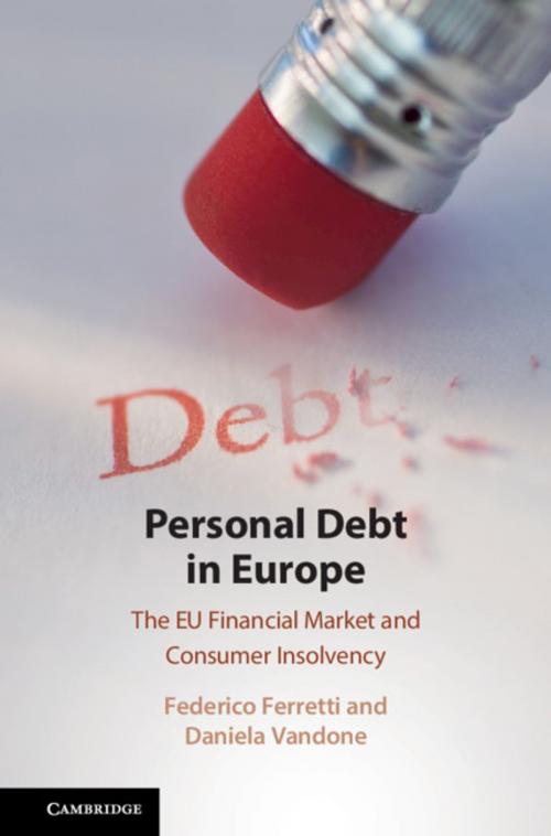 Cover of the book Personal Debt in Europe by Federico Ferretti, Daniela Vandone, Cambridge University Press