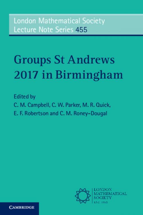 Cover of the book Groups St Andrews 2017 in Birmingham by , Cambridge University Press