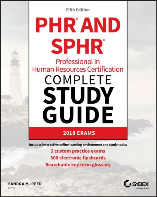 Cover of the book PHR and SPHR Professional in Human Resources Certification Complete Study Guide by Sandra M. Reed, Wiley