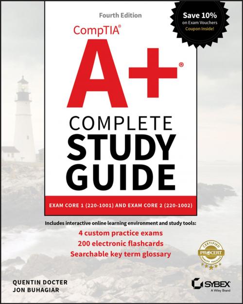 Cover of the book CompTIA A+ Complete Study Guide by Quentin Docter, Jon Buhagiar, Wiley