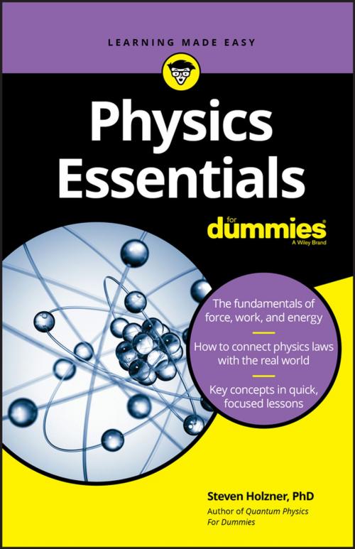 Cover of the book Physics Essentials For Dummies by Steven Holzner, Wiley