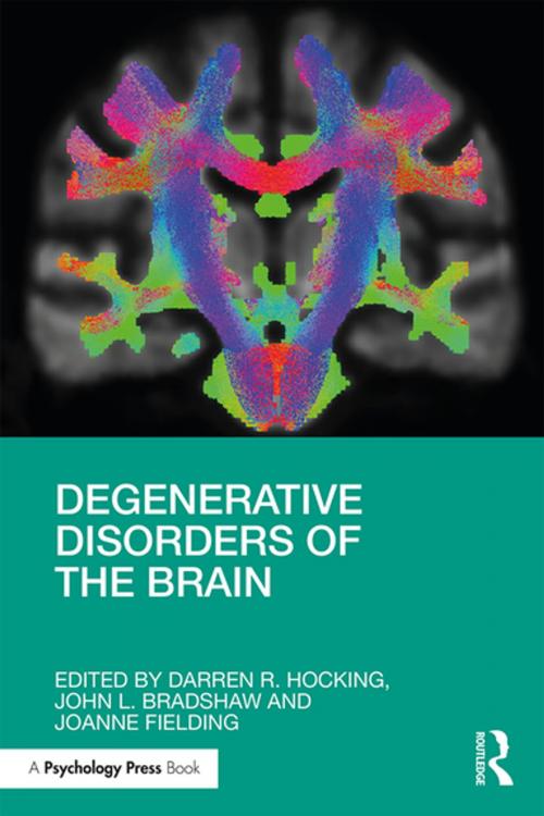 Cover of the book Degenerative Disorders of the Brain by , Taylor and Francis
