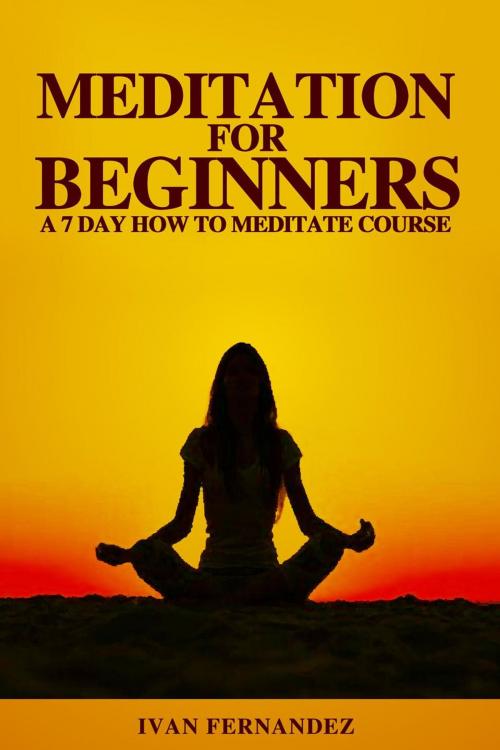 Cover of the book Meditation for Beginners: A 7-Day How To Meditate Course by Ivan Fernandez, Ivan Fernandez
