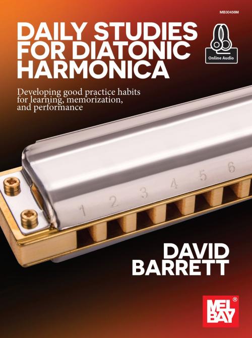 Cover of the book Daily Studies for Diatonic Harmonica by David Barrett, Mel Bay Publications, Inc.