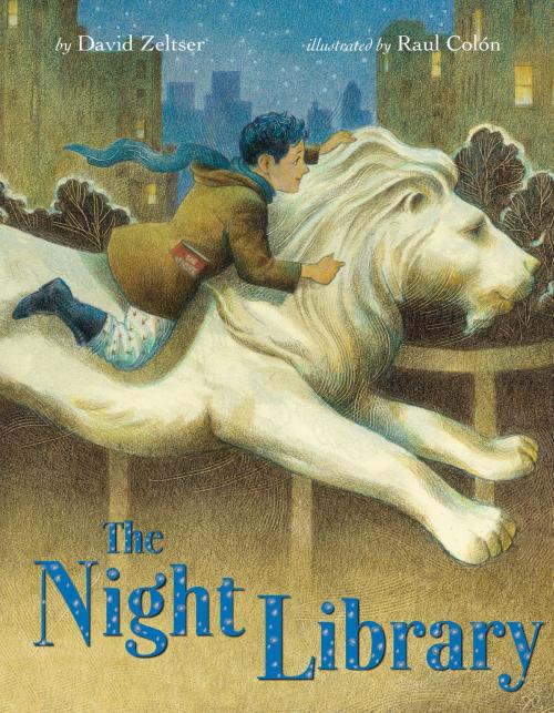Cover of the book The Night Library by David Zeltser, Random House Children's Books