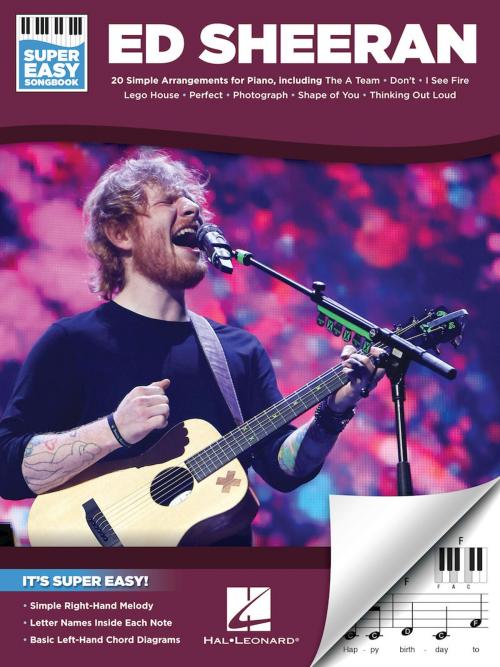 Cover of the book Ed Sheeran - Super Easy Songbook by Ed Sheeran, Hal Leonard