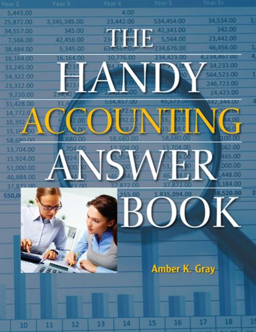 Cover of the book The Handy Accounting Answer Book by Amber K. Gray, Ph.D., Visible Ink Press
