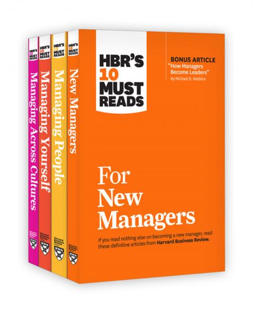 Cover of the book HBR's 10 Must Reads for New Managers Collection by Harvard Business Review, Michael D. Watkins, Peter F. Drucker, W. Chan Kim, Renee A. Mauborgne, Harvard Business Review Press