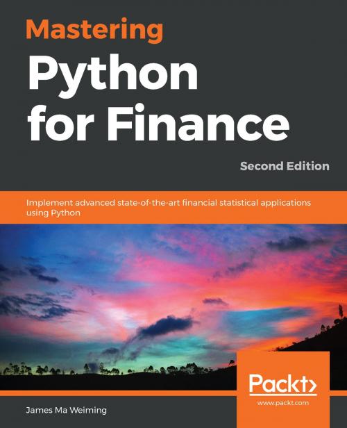 Cover of the book Mastering Python for Finance by James Ma Weiming, Packt Publishing