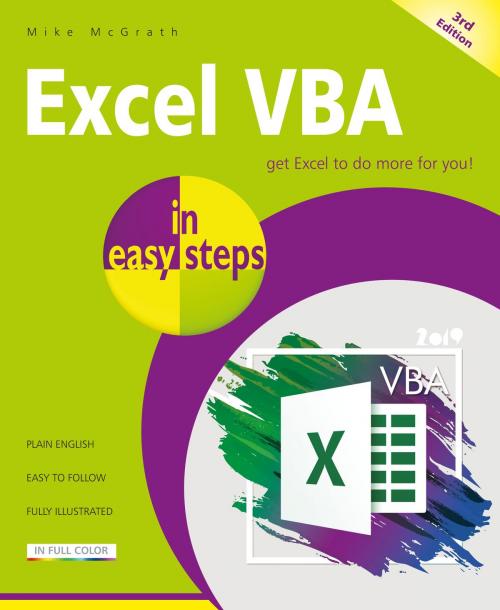 Cover of the book Excel VBA in easy steps, 3rd edition by Mike McGrath, In Easy Steps Limited
