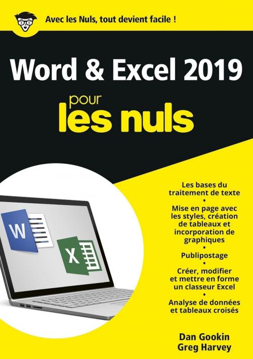Cover of the book Word et Excel 2019 pour les Nuls by Greg HARVEY, Dan GOOKIN, edi8