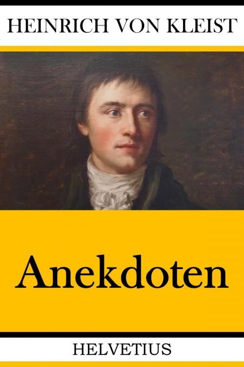 Cover of the book Anekdoten by Heinrich von Kleist, epubli
