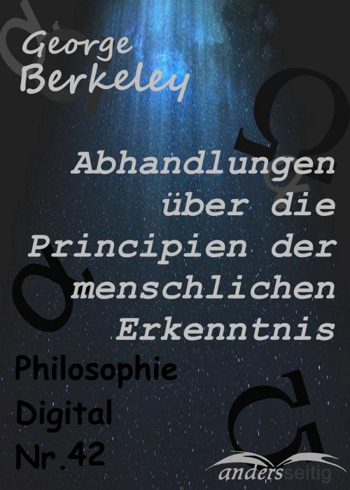 Cover of the book Abhandlungen über die Principien der menschlichen Erkenntnis by George Berkeley, andersseitig.de