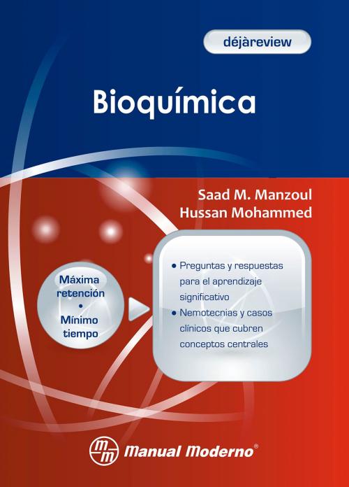 Cover of the book Bioquímica by Saad M. Manzoul, Hussan Mohammed, Editorial El Manual Moderno