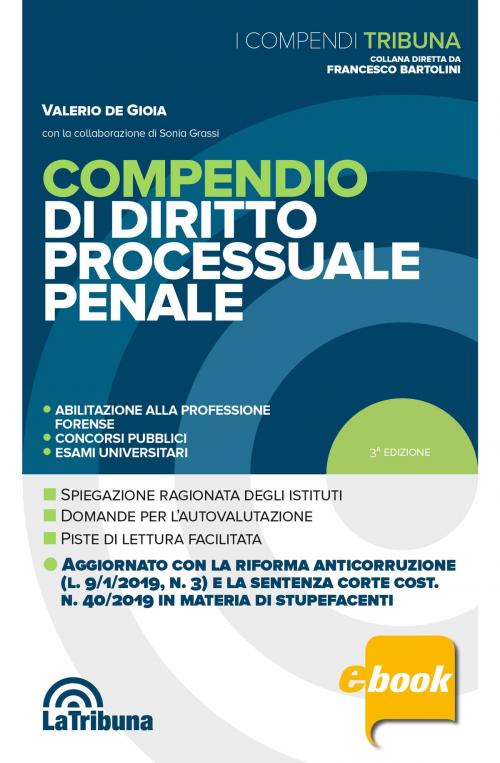 Cover of the book Compendio di diritto processuale penale by Valerio De Gioia, Casa Editrice La Tribuna
