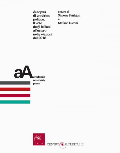 Cover of the book Autopsia di un diritto politico by Collectif, Accademia University Press
