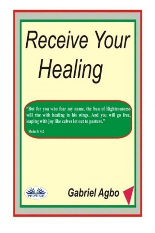 Cover of the book Receive Your Healing by Gabriel Agbo, Tektime