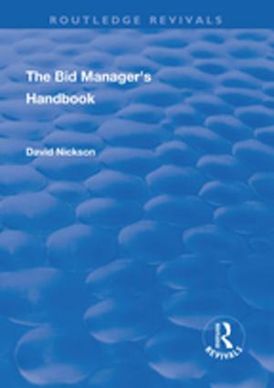 Cover of the book The Bid Manager's Handbook by Itzchak Weismann