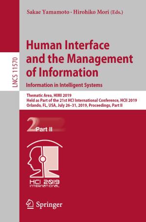Cover of Human Interface and the Management of Information. Information in Intelligent Systems