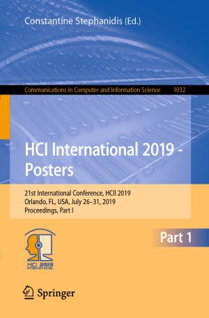 Cover of the book HCI International 2019 - Posters by Christo Ananth