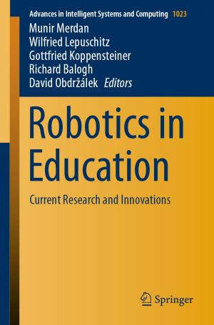 Cover of the book Robotics in Education by S.N. Glazer