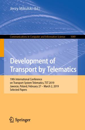 Cover of the book Development of Transport by Telematics by Sandra Häuplik-Meusburger, Olga Bannova
