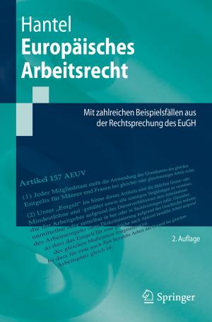 Cover of the book Europäisches Arbeitsrecht by Hadi Taghizadeh
