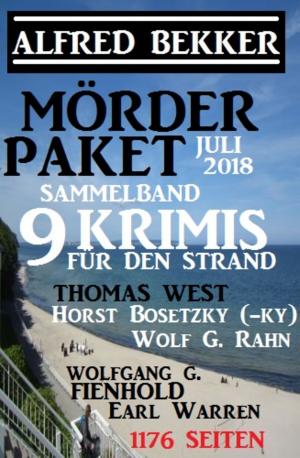 Book cover of Mörder-Paket Juli 2018: Sammelband 9 Krimis für den Strand