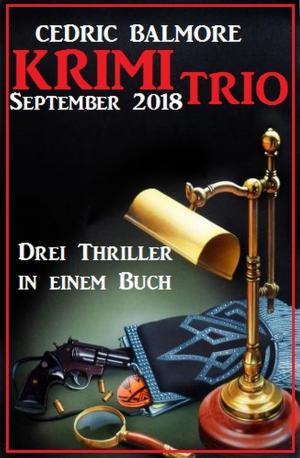 Cover of the book Krimi Trio September 2018: Drei Thriller in einem Buch by Alfred Bekker, Konrad Carisi, Hans-Jürgen Raben