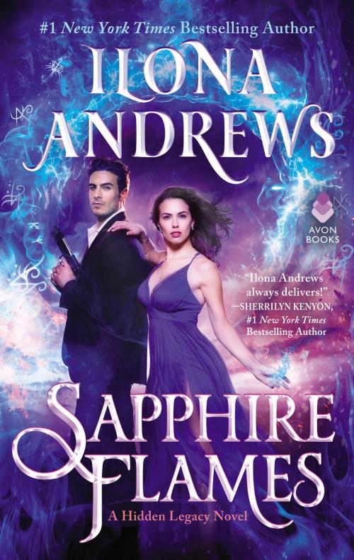 Cover of the book Sapphire Flames by Ilona Andrews, Avon