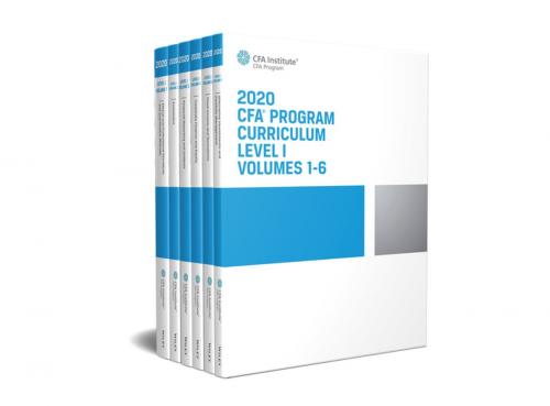 Cover of the book CFA Program Curriculum 2020 Level I Volumes 1-6 Box Set by CFA Institute, Wiley
