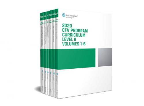 Cover of the book CFA Program Curriculum 2020 Level II Volumes 1-6 Box Set by CFA Institute, Wiley