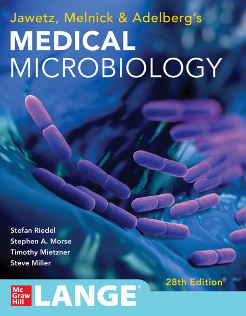 Cover of the book Jawetz Melnick & Adelbergs Medical Microbiology 28 E by Karen C. Carroll, Janet S. Butel, Stephen A. Morse, McGraw-Hill Education